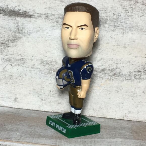 Vintage 2002 NFL St. Louis Rams Kurt Warner Bobblehead Hardee's Collecto… - Picture 2 of 10